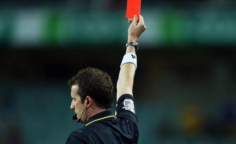 Why did the concept of red and yellow cards appear in football?